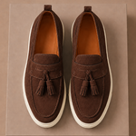 Men's Tassel Loafer Sneakers – Suede Casual Slip-On | Areleon