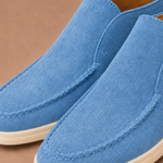 Men's Suede Ankle Loafers – Smart Casual Moc-Toe | Areleon