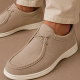 Men's Moc-Toe Lace-Up Suede Shoes – Casual Everyday | Areleon