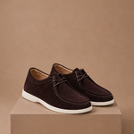 Men's Moc-Toe Lace-Up Suede Shoes – Casual Everyday | Areleon