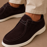 Men's Moc-Toe Lace-Up Suede Shoes – Casual Everyday | Areleon