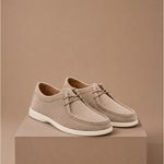 Men's Moc-Toe Lace-Up Suede Shoes – Casual Everyday | Areleon