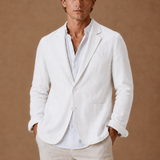 Men's Linen Blazer – Tailored Smart Casual Lightweight | Areleon