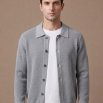 Men's Knit Cardigan – Breathable Smart Casual Layer | Areleon