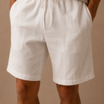 Men's Cotton Linen Shorts – Relaxed Fit Summer | Areleon