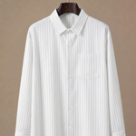 Men's Cotton Striped Shirt – Classic Button-Up | Areleon