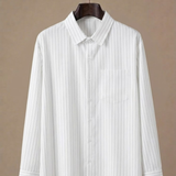 Men's Cotton Striped Shirt – Classic Button-Up | Areleon