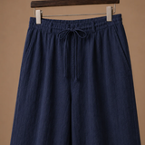 Men's Linen Blend Trousers – Lightweight Smart Casual | Areleon