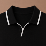 Men's Slim Fit Polo Shirt – Contrast Trim Cotton | Areleon