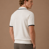 Men's Slim Fit Polo Shirt – Contrast Trim Cotton | Areleon