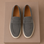 Men's Suede Penny Loafers – Premium Lightweight Slip-On | Areleon
