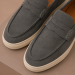 Men's Suede Penny Loafers – Premium Lightweight Slip-On | Areleon