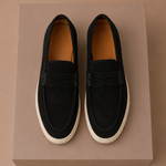 Men's Suede Penny Loafers – Premium Lightweight Slip-On | Areleon