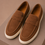 Men's Suede Penny Loafers – Premium Lightweight Slip-On | Areleon