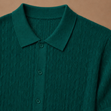 Men's Textured Polo Shirt – Breathable Smart Casual | Areleon