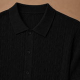 Men's Textured Polo Shirt – Breathable Smart Casual | Areleon