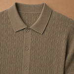 Men's Textured Polo Shirt – Breathable Smart Casual | Areleon