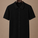 Men's Textured Polo Shirt – Breathable Smart Casual | Areleon