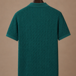 Men's Textured Polo Shirt – Breathable Smart Casual | Areleon