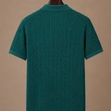 Men's Textured Polo Shirt – Breathable Smart Casual | Areleon