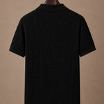 Men's Textured Polo Shirt – Breathable Smart Casual | Areleon