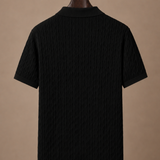 Men's Textured Polo Shirt – Breathable Smart Casual | Areleon
