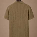 Men's Textured Polo Shirt – Breathable Smart Casual | Areleon