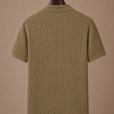 Men's Textured Polo Shirt – Breathable Smart Casual | Areleon