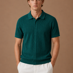 Men's Textured Polo Shirt – Breathable Smart Casual | Areleon
