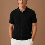Men's Textured Polo Shirt – Breathable Smart Casual | Areleon