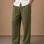 Men's Linen Cotton Summer Trousers – Relaxed Fit | Areleon