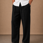 Men's Linen Cotton Summer Trousers – Relaxed Fit | Areleon