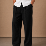 Men's Linen Cotton Summer Trousers – Relaxed Fit | Areleon