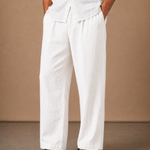 Men's Linen Cotton Summer Trousers – Relaxed Fit | Areleon