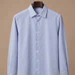 Men's Seersucker Striped Shirt – Breathable Summer Linen | Areleon