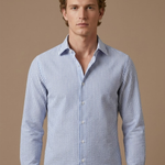 Men's Seersucker Striped Shirt – Breathable Summer Linen | Areleon