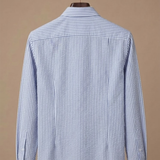 Men's Seersucker Striped Shirt – Breathable Summer Linen | Areleon