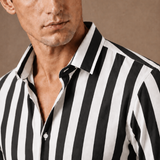 Men's Striped Button-Down Shirt – Summer Smart Casual | Areleon