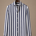 Men's Striped Button-Down Shirt – Summer Smart Casual | Areleon