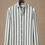 Men's Striped Button-Down Shirt – Summer Smart Casual | Areleon