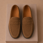 Men's Suede Driving Loafers – Soft Comfortable Slip-On | Areleon