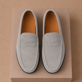 Men's Suede Driving Loafers – Soft Comfortable Slip-On | Areleon
