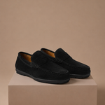 Men's Suede Driving Loafers – Soft Comfortable Slip-On | Areleon