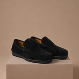 Men's Suede Driving Loafers – Soft Comfortable Slip-On | Areleon