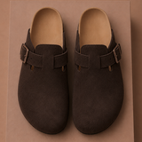 Men's Suede Slip-On Clogs – Comfortable Everyday Shoes | Areleon