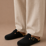 Men's Suede Slip-On Clogs – Comfortable Everyday Shoes | Areleon