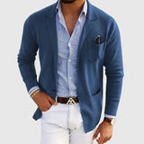 KNIT BLAZER JACKET FOR MEN