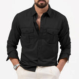 WRINKLE RESISTANT BUTTON SHIRT FOR MEN