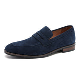 NUBUCK LOAFERS FOR MEN
