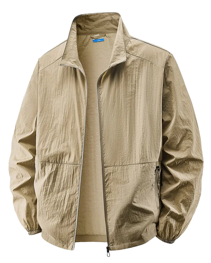 LIGHTWEIGHT ZIP JACKET FOR MEN